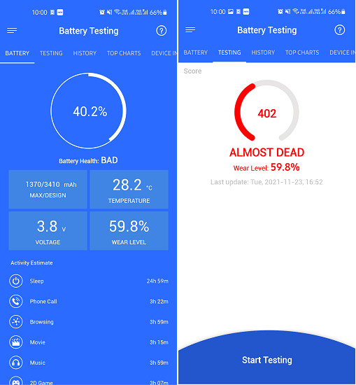 Battery testing