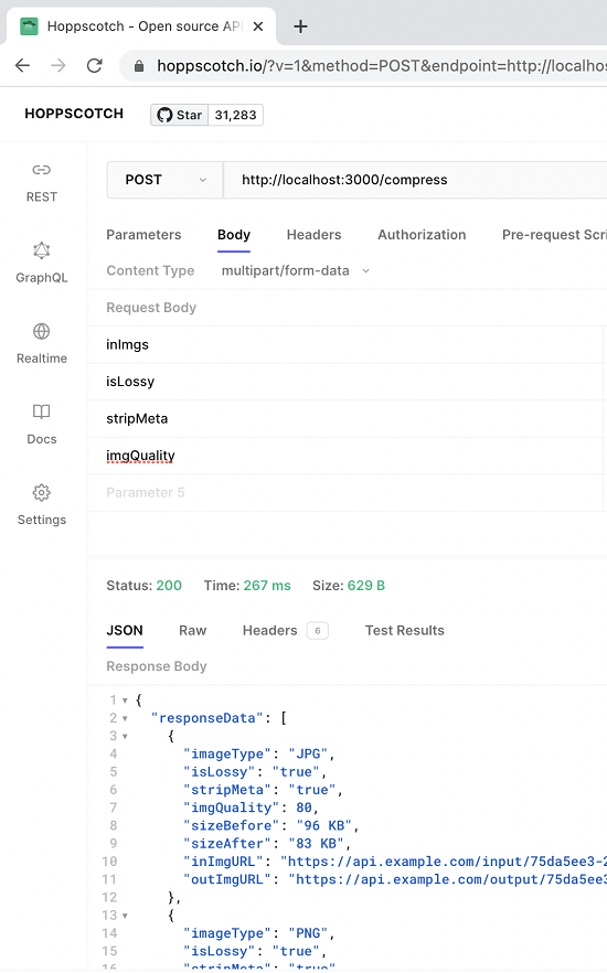 Compresso API