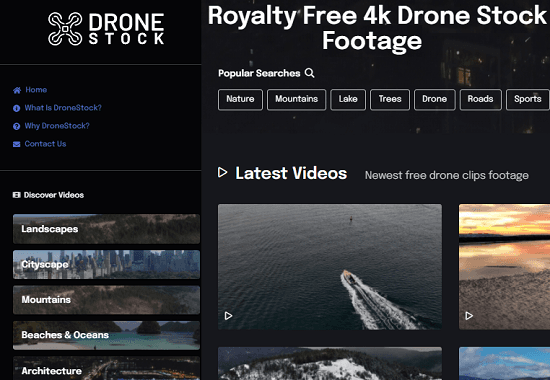 Drone Stock Main UI