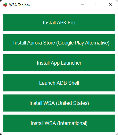 Free Software to Install Windows Subsystem for Android and Android Apps