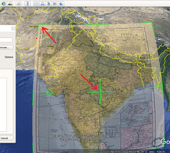 Google Earth Overlay Adjustment