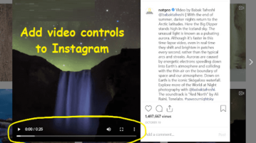 How to Forward or Rewind Videos on Instagram Web