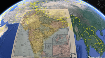 How to Overlay Historical Maps on Current Maps in Google Earth