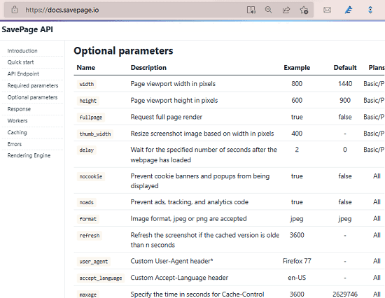 API Docs