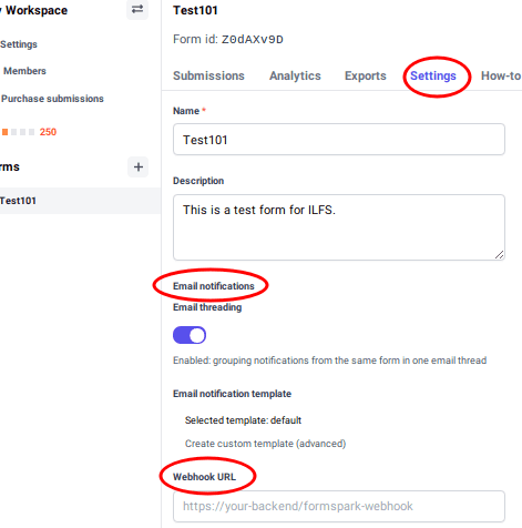 Configure Notificactions