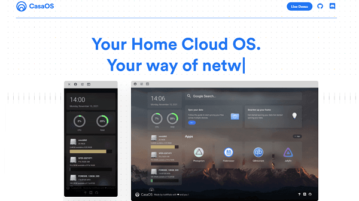 Free Open Source Home Cloud System For Personal Use CasaOS