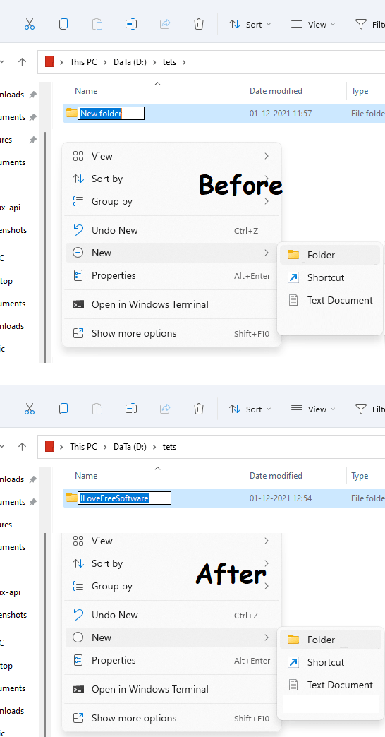 How to Change Default New Folder Name in Windows