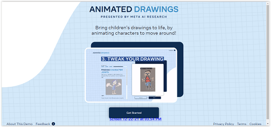 Animated drawing home