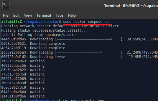 Supabase Studio Docker Compose