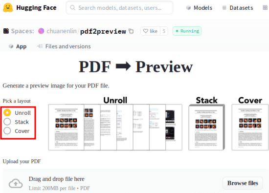 pdf2preview UI