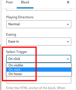 Advanced Animation Triggers