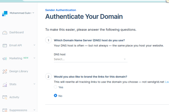 Authenticate Domain