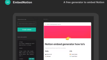 How to Embed Notion pages on Websites