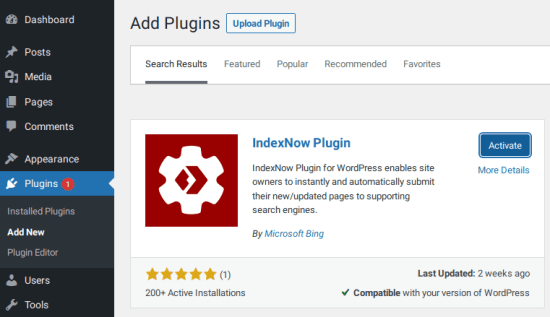 IndexNow Plugin