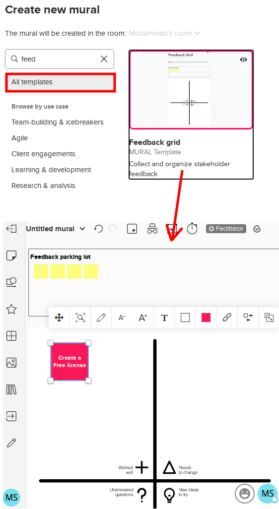 Mural Feedback Grid