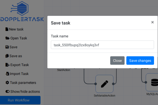 Save task DopplerTask