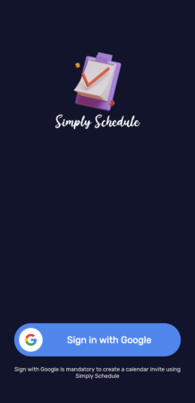 simply schedule home