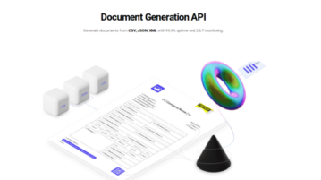 website to Generate Documents Dynamically from CSV, JSON, XML