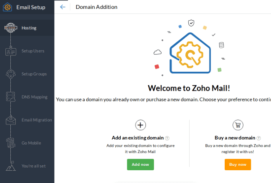 zoho domain