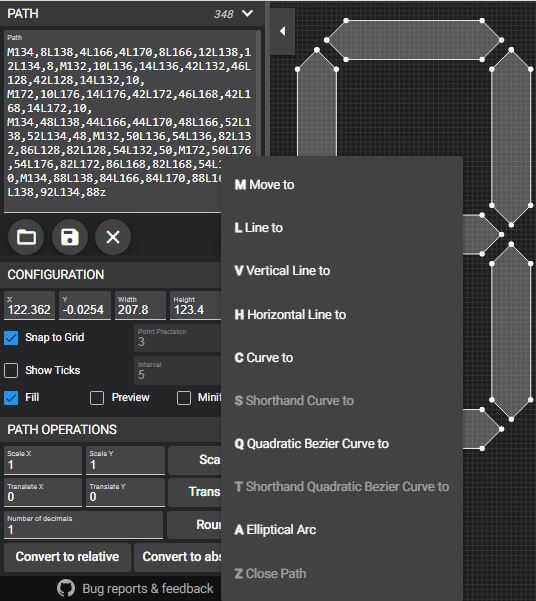 Free Open Source SVG Path Editor for UI Designers SvgPathEditor