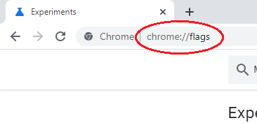 Enable Chrome Flags