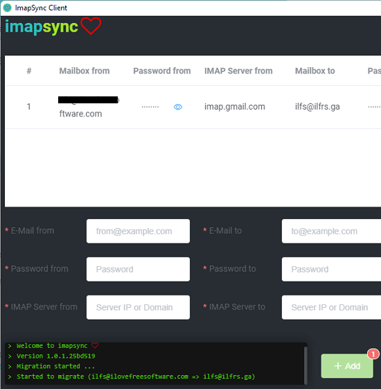 Imap Sync Client
