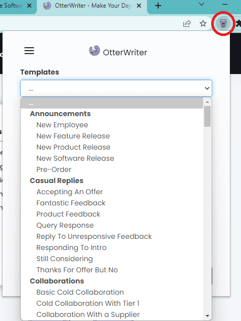 OtterWriter UI