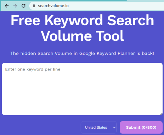 Search Volume.io