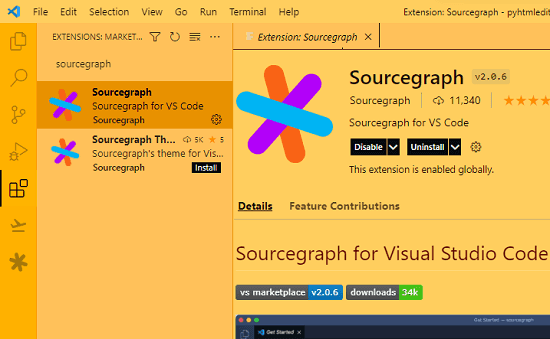 Sourcegraph Install