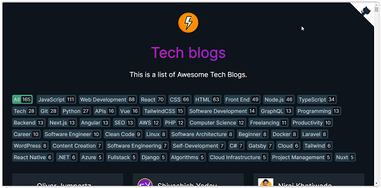 tech blogs home