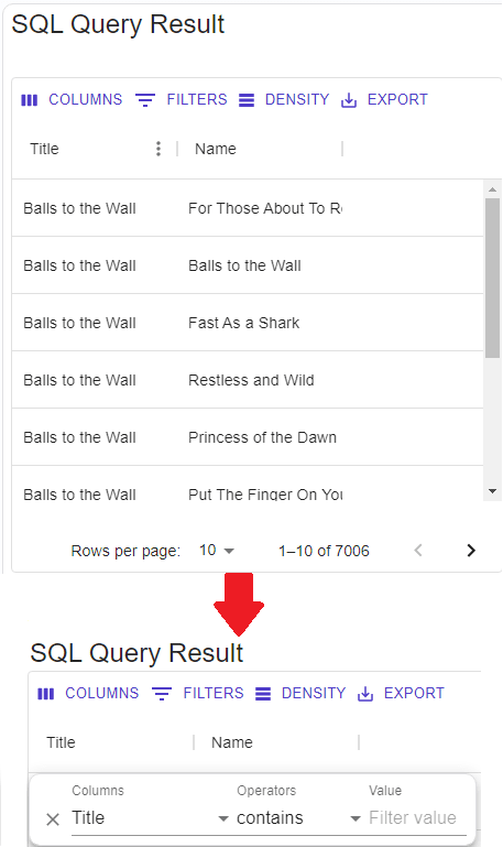 Cogram Export SQL Results