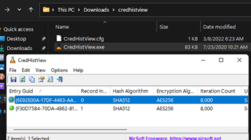 Decrypt Windows CREDHIST File by Nirsoft
