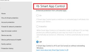 How to Enable Smart App Control in Windows 11