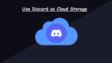 How to use Discord Server as Free Unlimited Cloud Storage