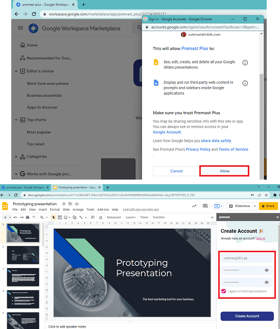 Premast Plus Install and Login