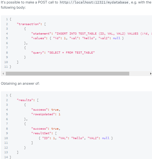 Query SQLite Database using HTTP API Requests ws4sqlite