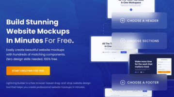 Free Drag and Drop Website Mockup Creator Lightning Builder