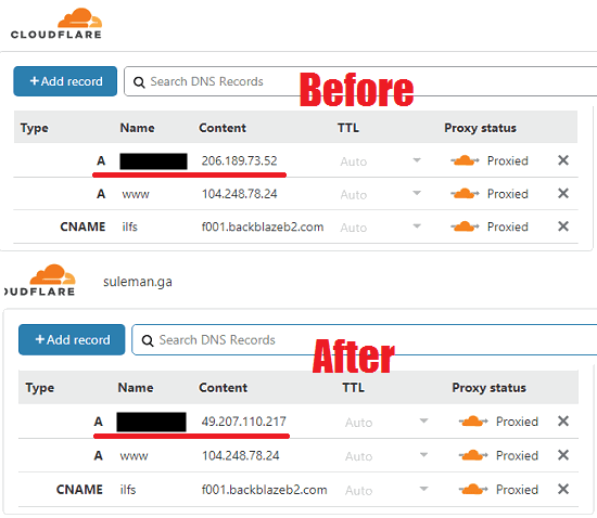 Free Software to Dynamically Change IP Address in Cloudflare DNS