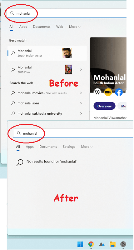 How to Disable Internet Searches in Windows 11 Start Menu