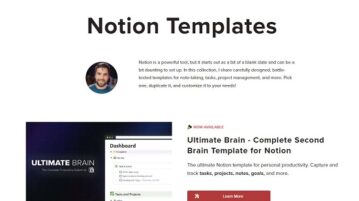 10 Websites to Find Free Notion Templates Thomas Frank
