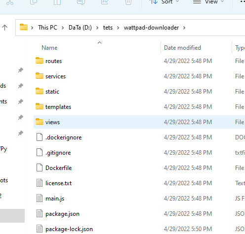 Wattpad Downloader Files