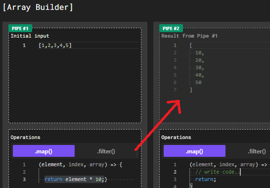 Array Builder Output