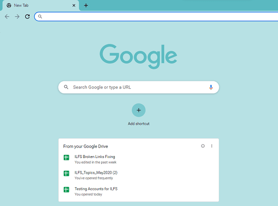 How to add Shortcut to Google Drive Files on New Tab Page of Chrome
