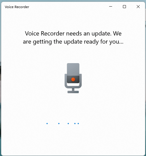 Voice Recorder Update