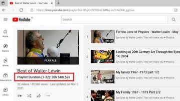 How to Show Playlist Duration on YouTube
