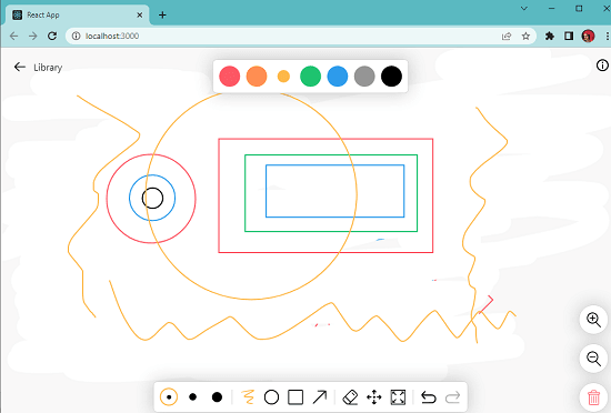 pointless draw shapes