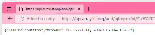 ArrayList Make Request