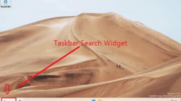 Enable Taskbar Search Widget in Windows 11