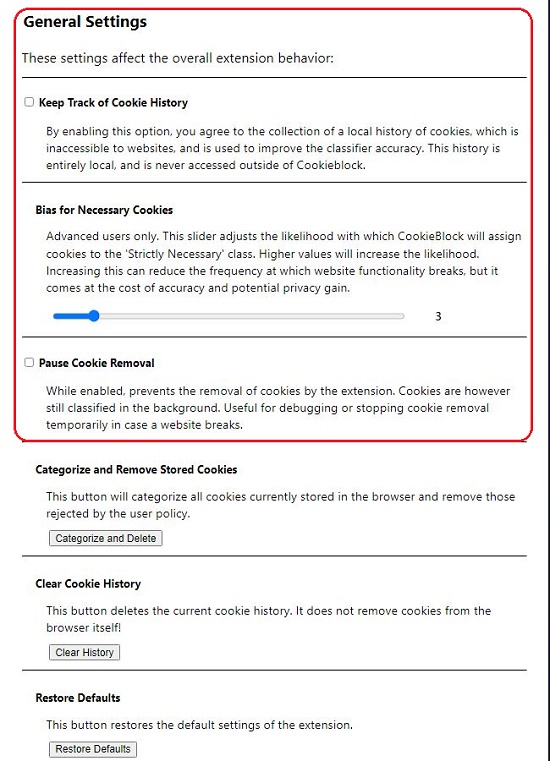 General Settings