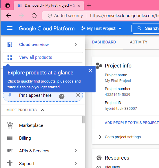 Google Cloud Project